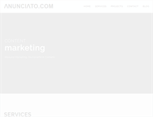 Tablet Screenshot of anunciato.com
